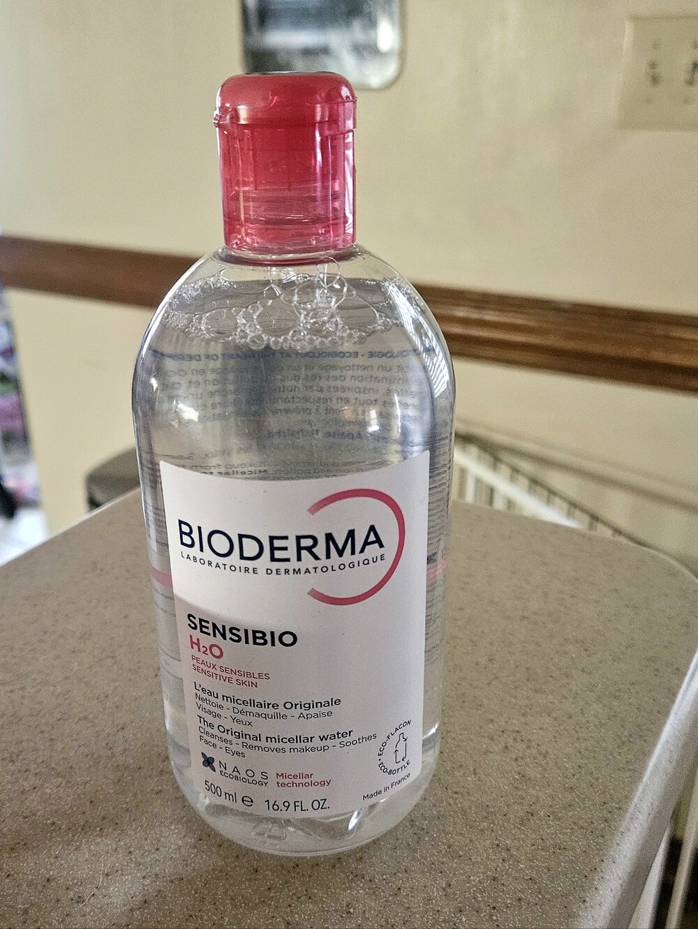 Sensibio H2O Micellar Water - Clear with Pink Cap